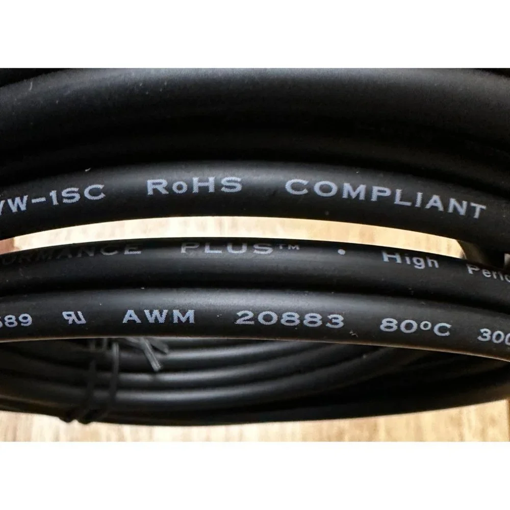 Video Cable E134689 High Performance PLUS 300V AWM 20883 / 6ft Sku 2700